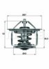 BEHR TX 17 80D Thermostat, coolant